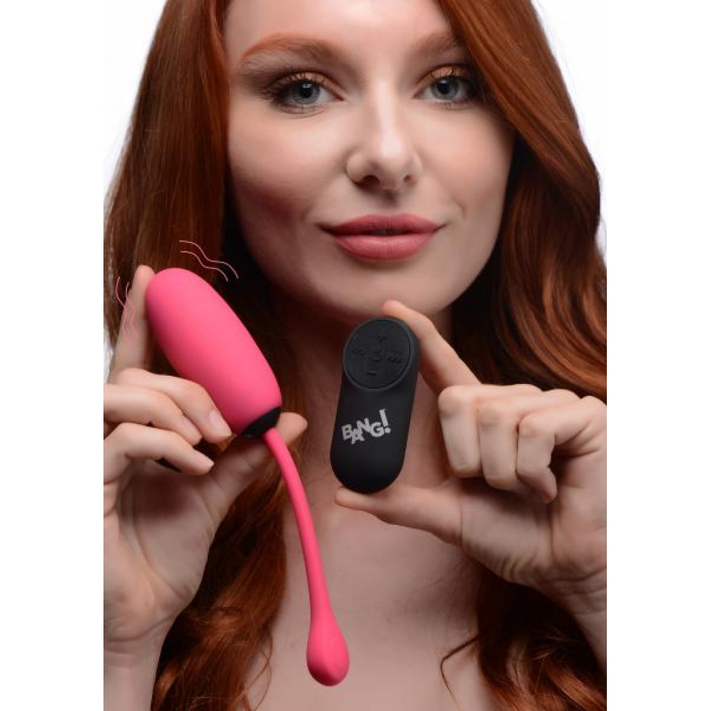 Remote-Controlled 28x Silicone Plush Egg - Pink