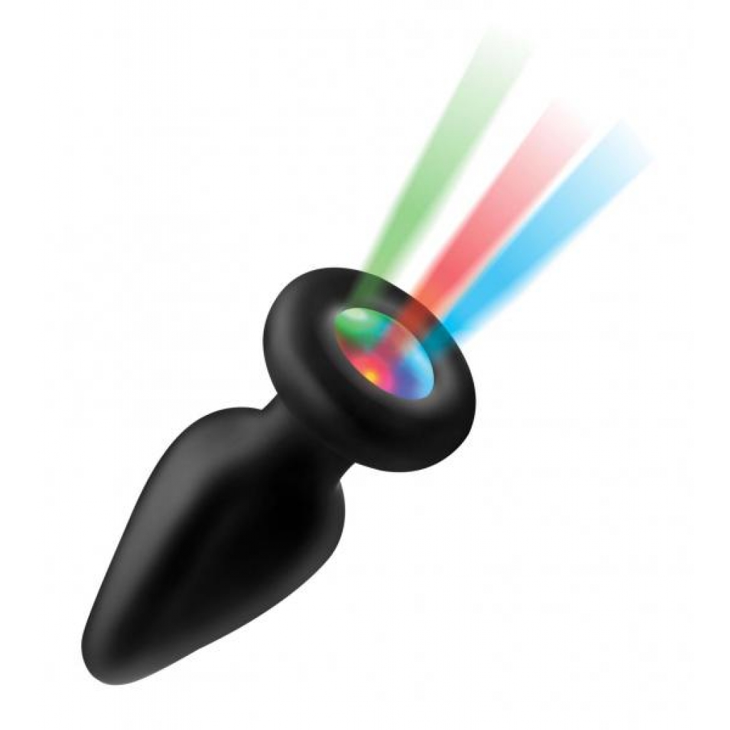 Illuminated Silicone Anal Plug - Medium Size