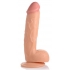 8.25 Inch Dildo With Balls - Light