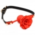 Breathable Rose Gag in Red