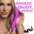 10x Flexible Silicone Rabbit Vibrator - Purple