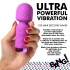 Portable 10x Mini Silicone Wand - Purple