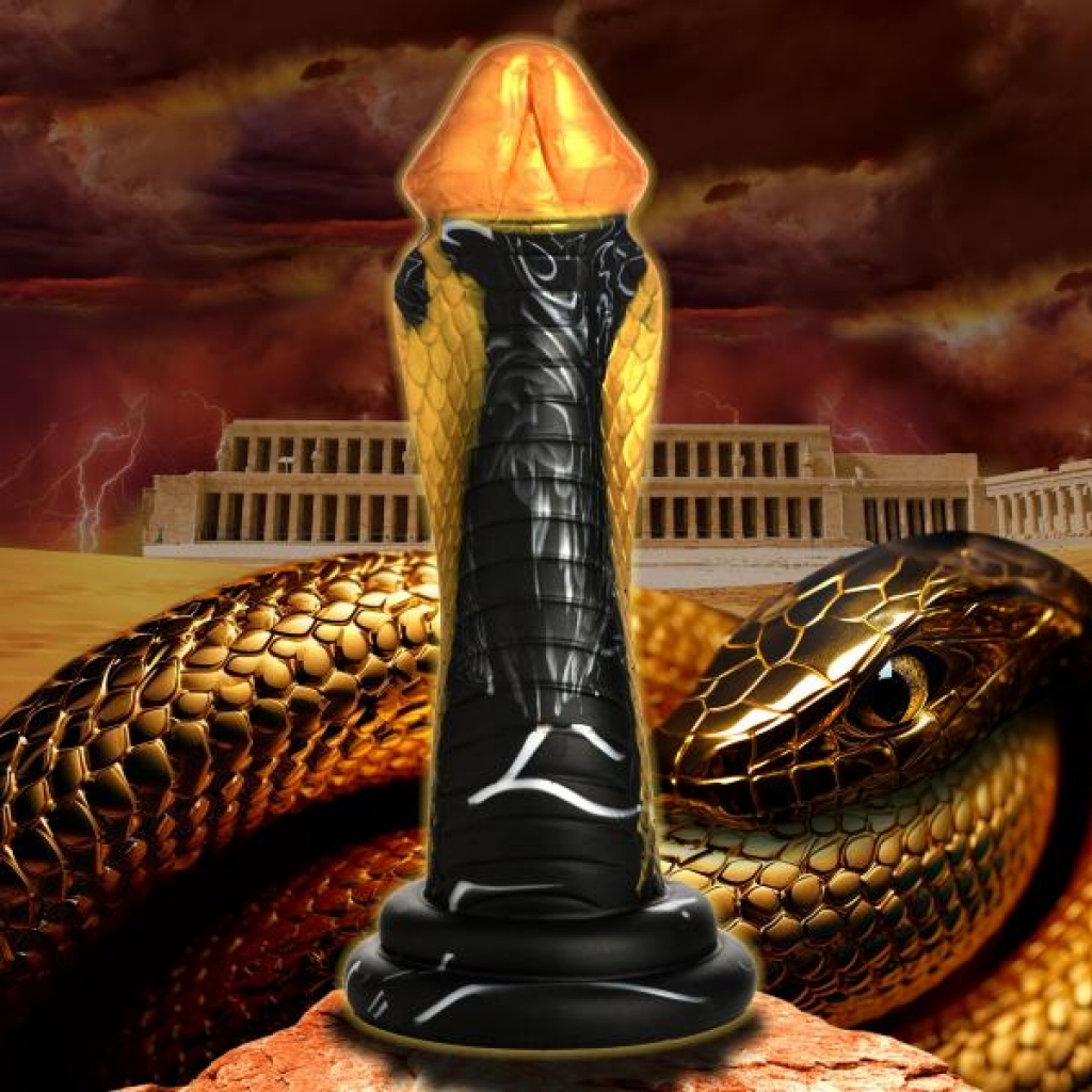 Golden Mamba Rotating Silicone Dildo