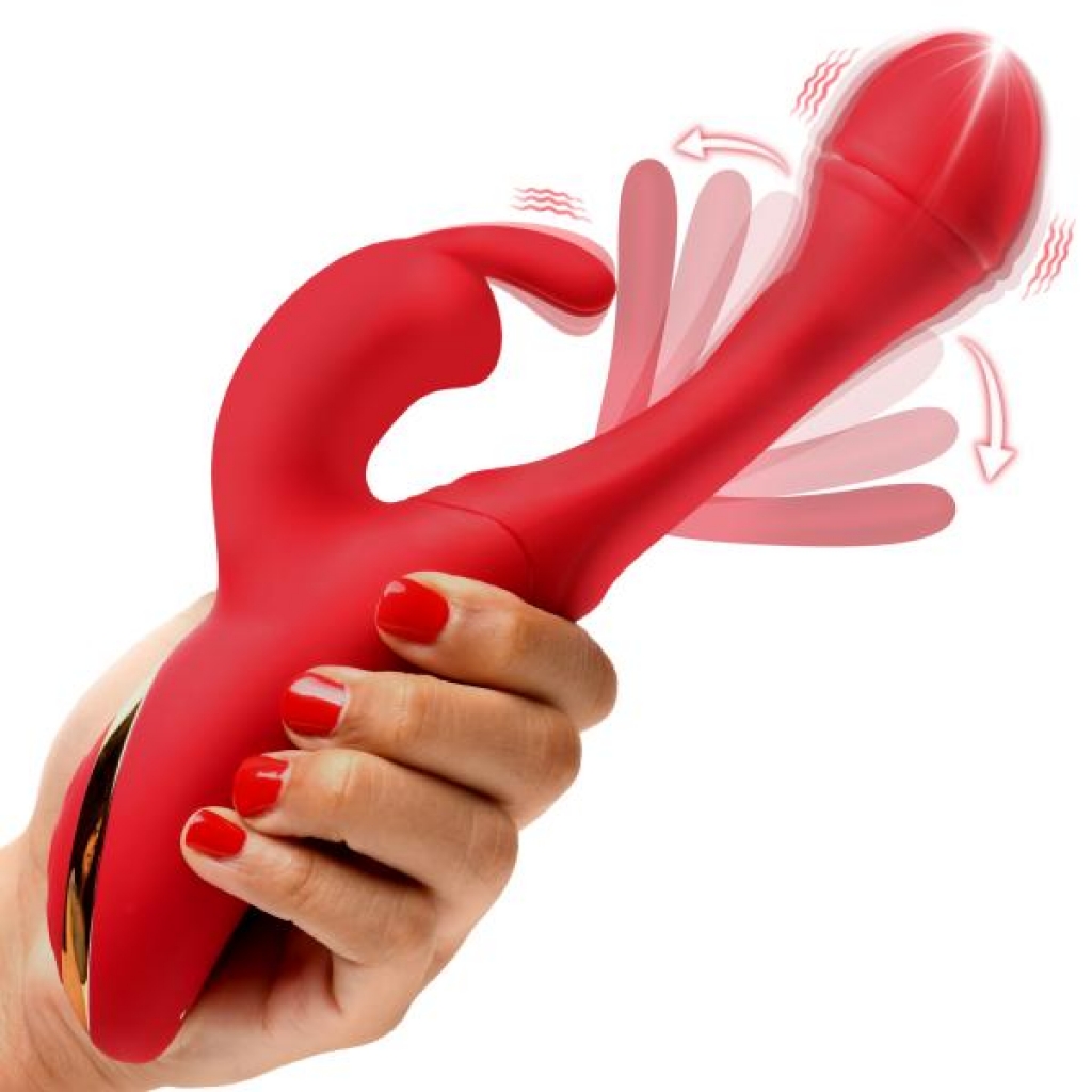 Flicking Silicone Rabbit Vibrator - Ultimate Pleasure Device