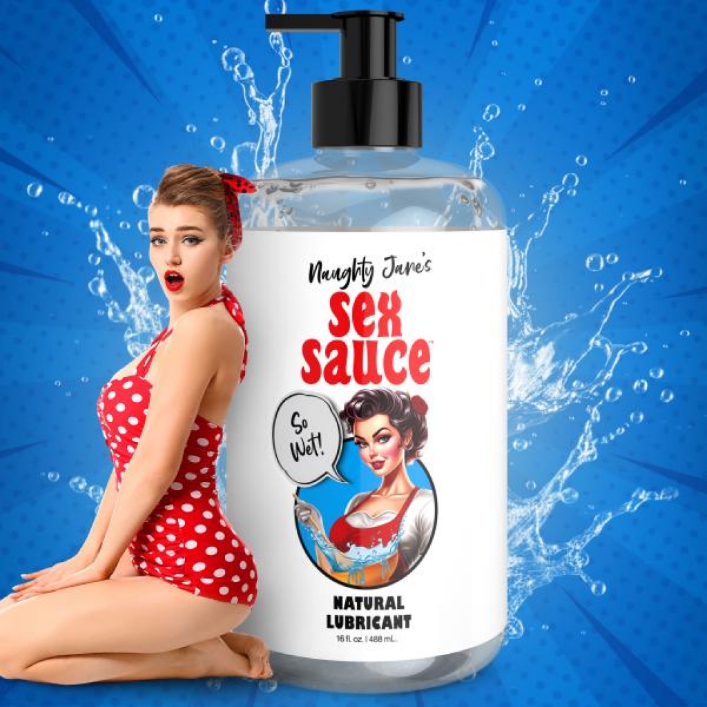 Naughty Jane's Sex Sauce – Natural Lubricant 16oz