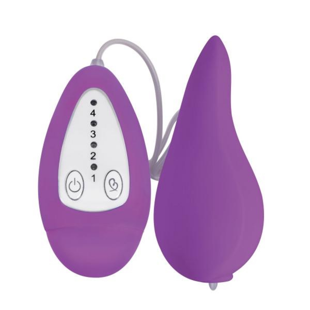 Groove Smooth Silicone Remote Vibe - Purple