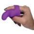 G-thrill Silicone Finger Vibe - Purple Passion