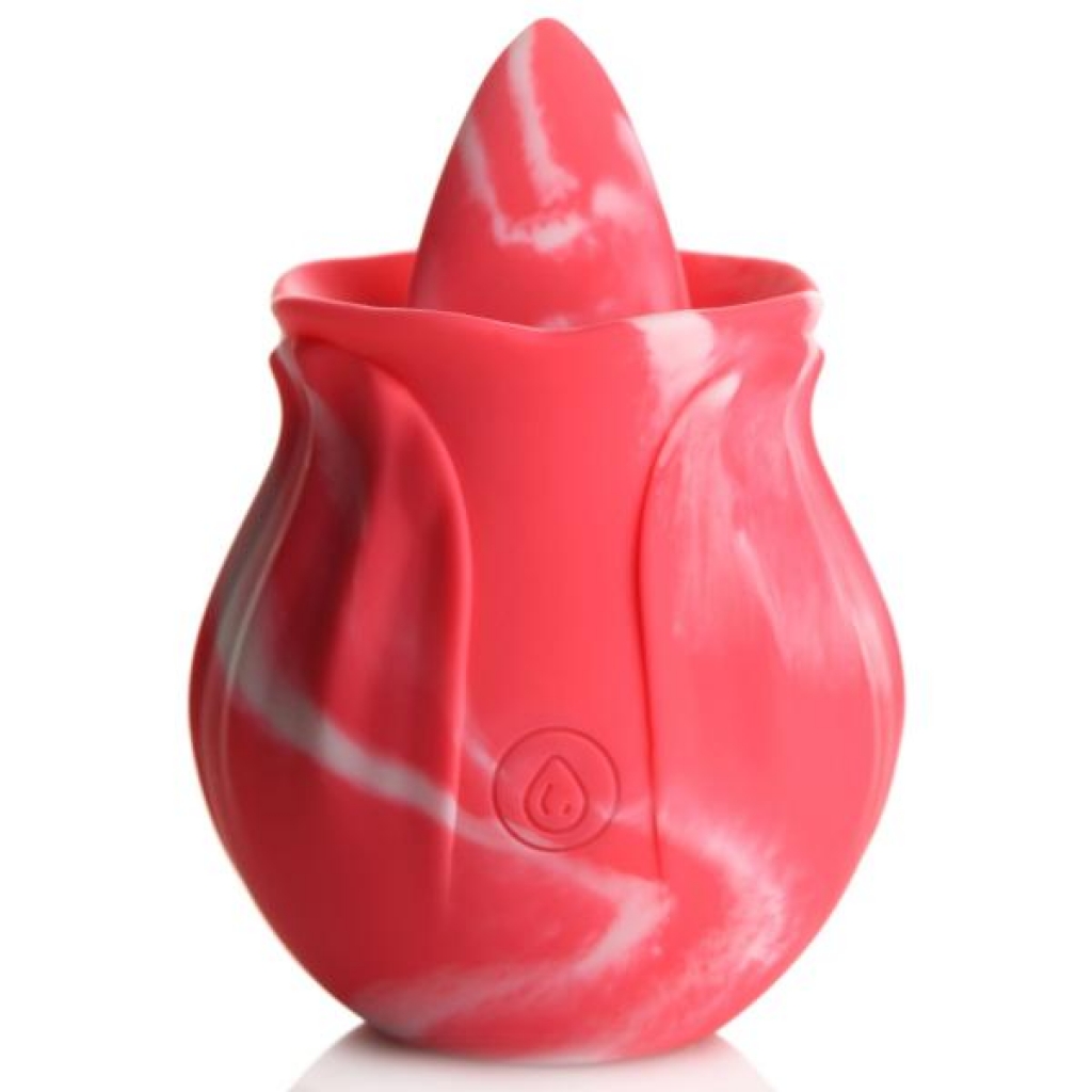 10x Pink Twirl Silicone Licking Rose