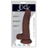 Jock 8 Inch Dong with Balls - Brown