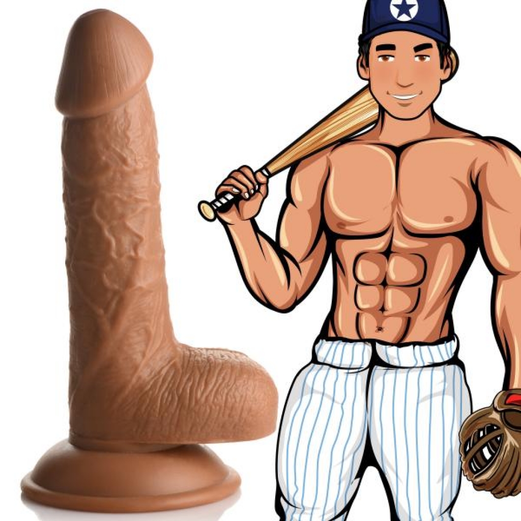 Baseball Brian Dildo - 7 Inch