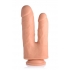 Vibrating and Rotating Remote Control Silicone Double Dildo