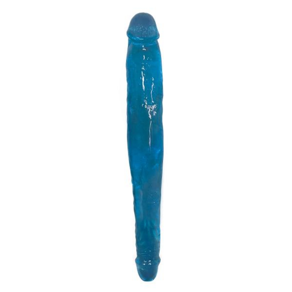 Versatile Double-Sided Slim Dildo - Blue