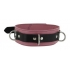 Strict Leather Deluxe Locking Collar - Pink and Black