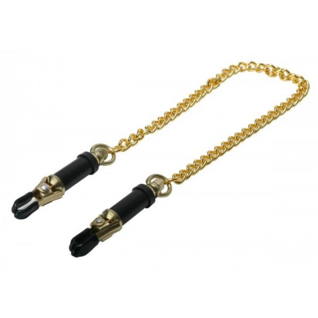 Deluxe Adjustable Nipple Clamps - Gold