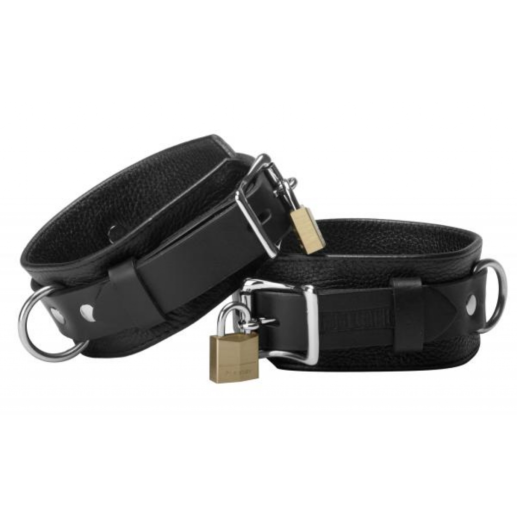 Deluxe Locking Ankle Cuffs