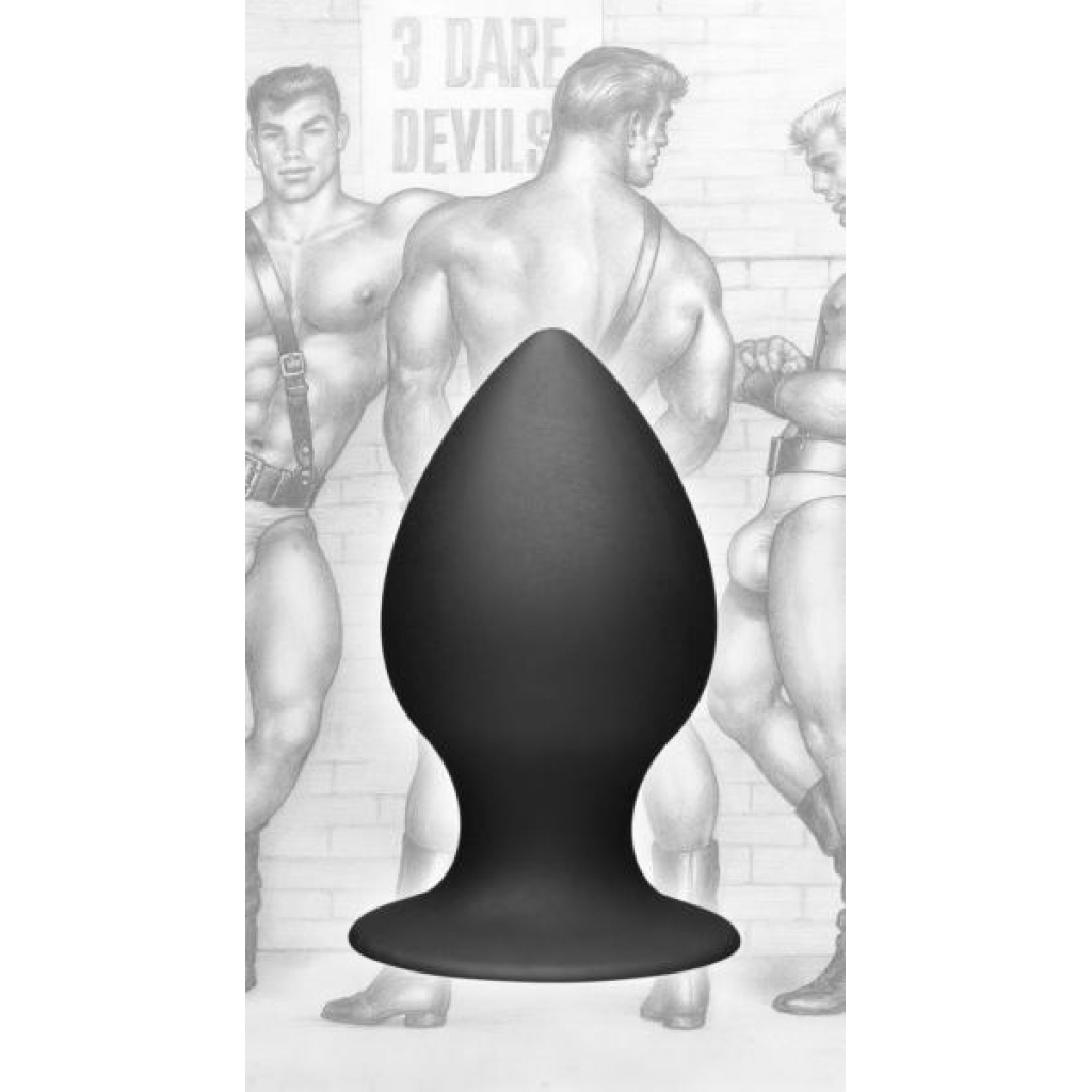 Tom Of Finland Anal Plug - Medium Silicone Black