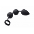 Tom of Finland Weighted Anal Ball Beads - Black