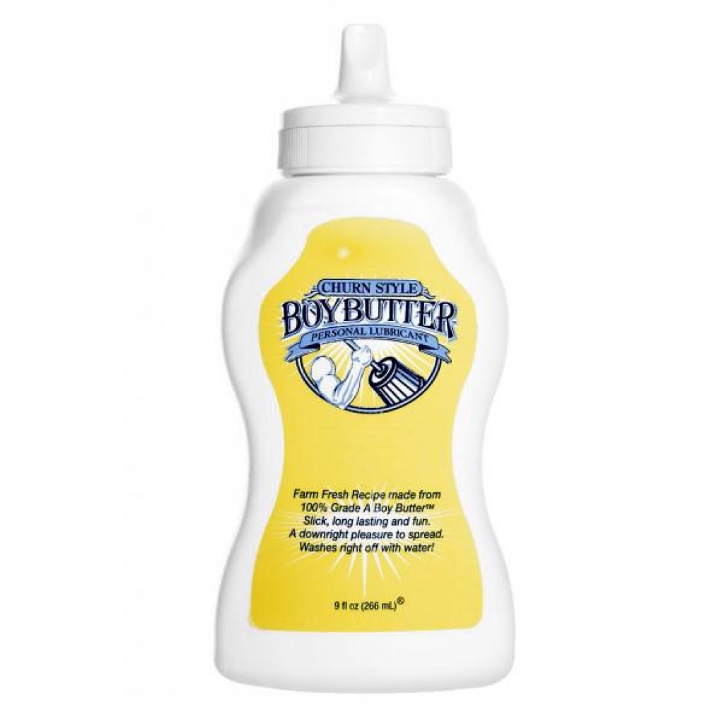 Boy Butter Premium Lubricant - 9oz Squeeze Bottle