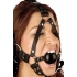 Leather Ball Gag Harness