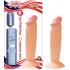 All American Whopper 6 inches Vibrating Dong - Beige