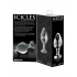 Icicles No 25 Glass Anal Plug - Clear