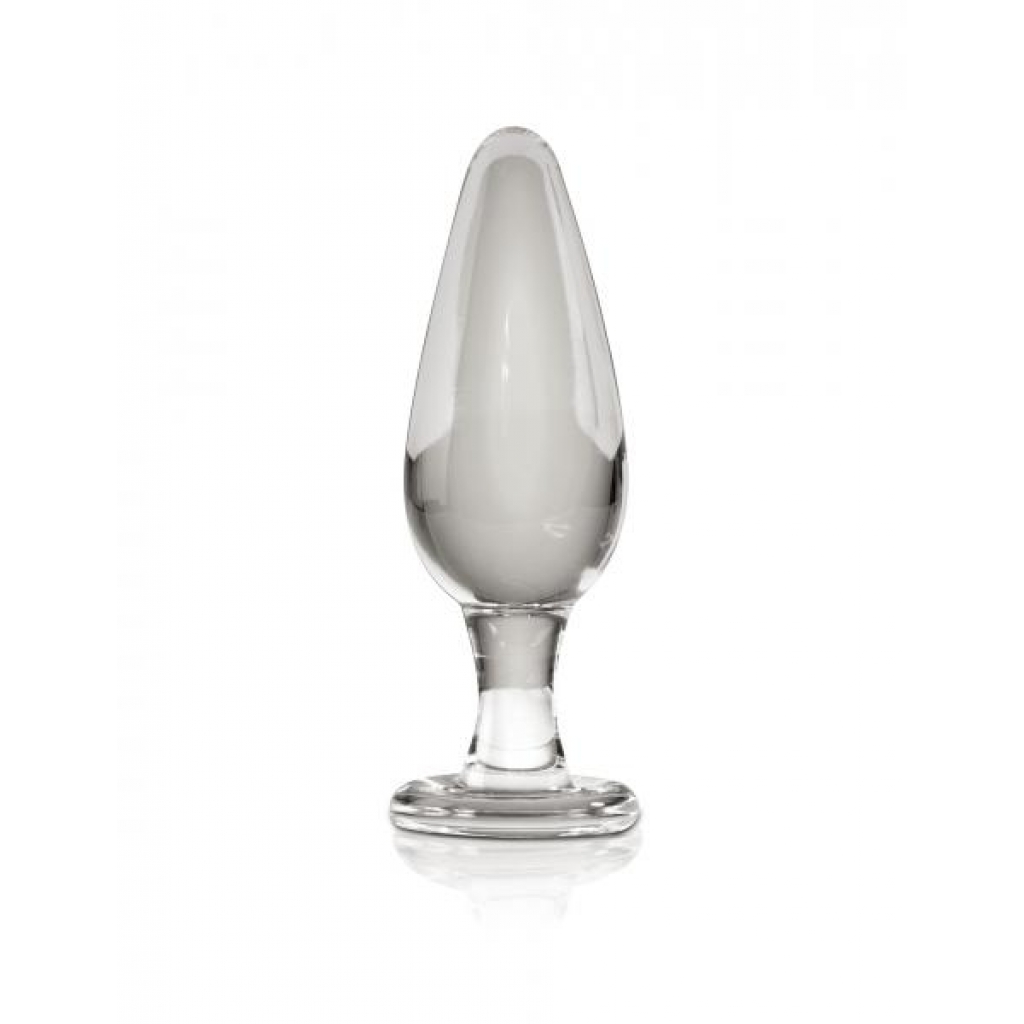 Icicles No 26 Glass Butt Plug - Clear