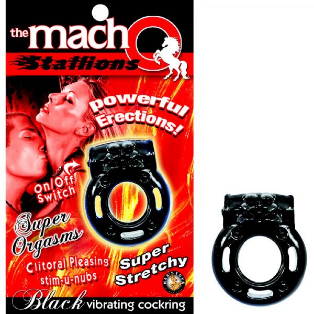 Macho Stallions Vibrating Penis Ring for Enhanced Erection