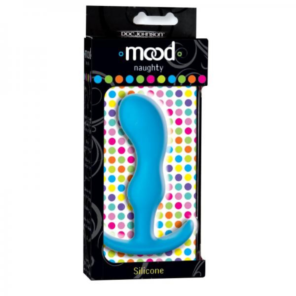 Mood - Naughty 2 Large Blue Silicone Butt Plug