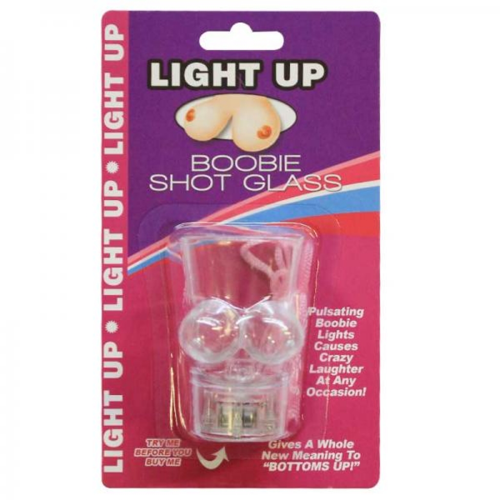 Light Up Boobie Shot Glass with Strings