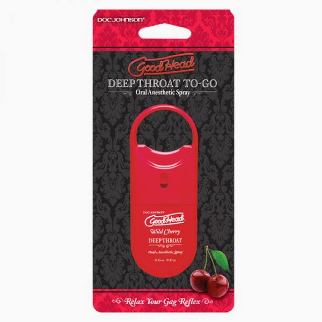 Goodhead To Go - Deep Throat Spray Wild Cherry