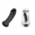 King C*ck Dildo - 8 Inches - Black