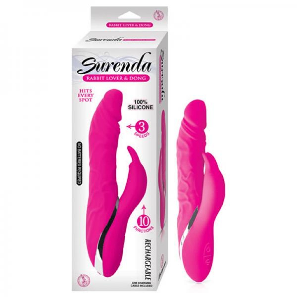 Silicone Rabbit Vibrator with Dual Motors