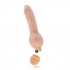 X5 Plus Mr Right Now Vibrating Dildo - Beige