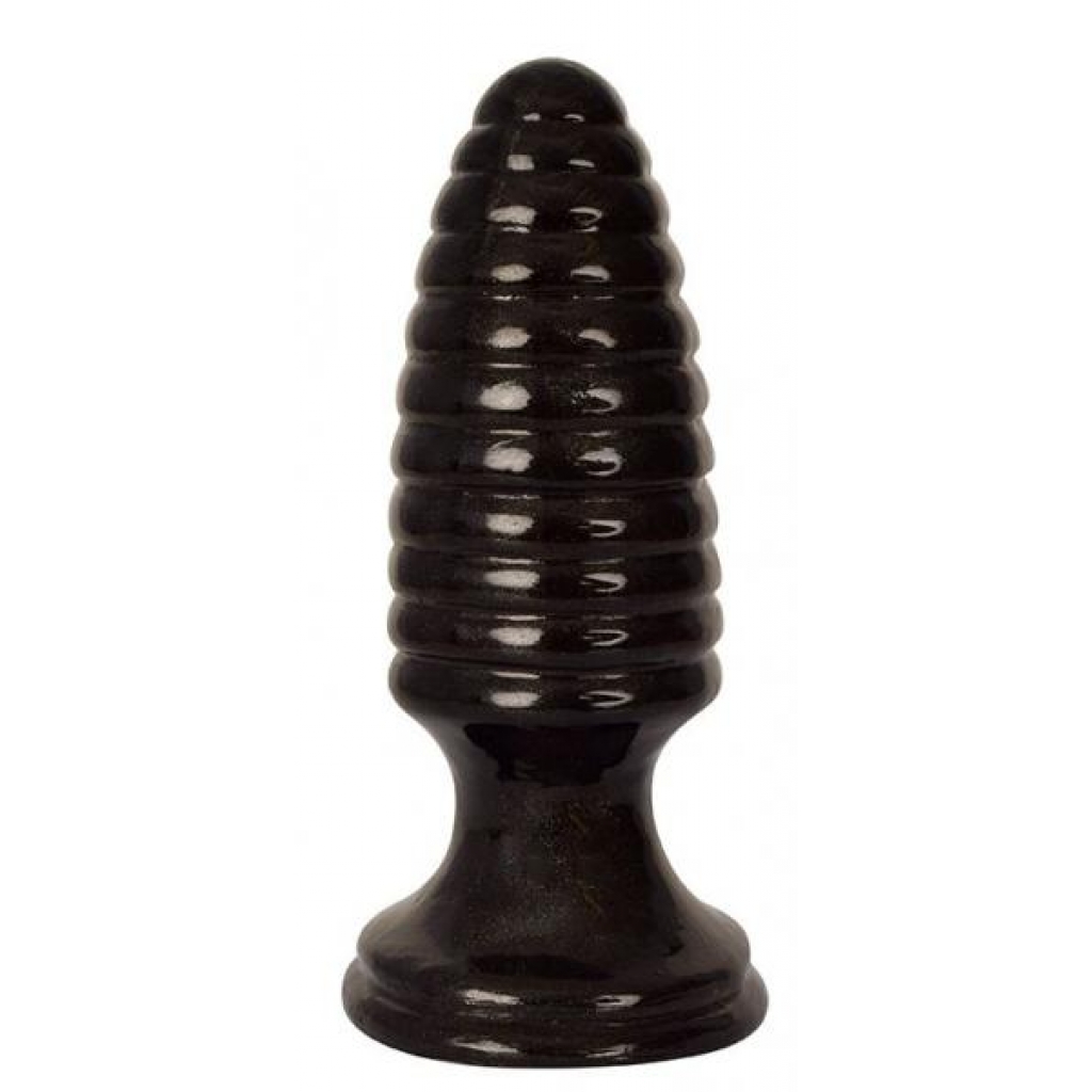 Royal Hiney Red The Marshal - Black Butt Plug