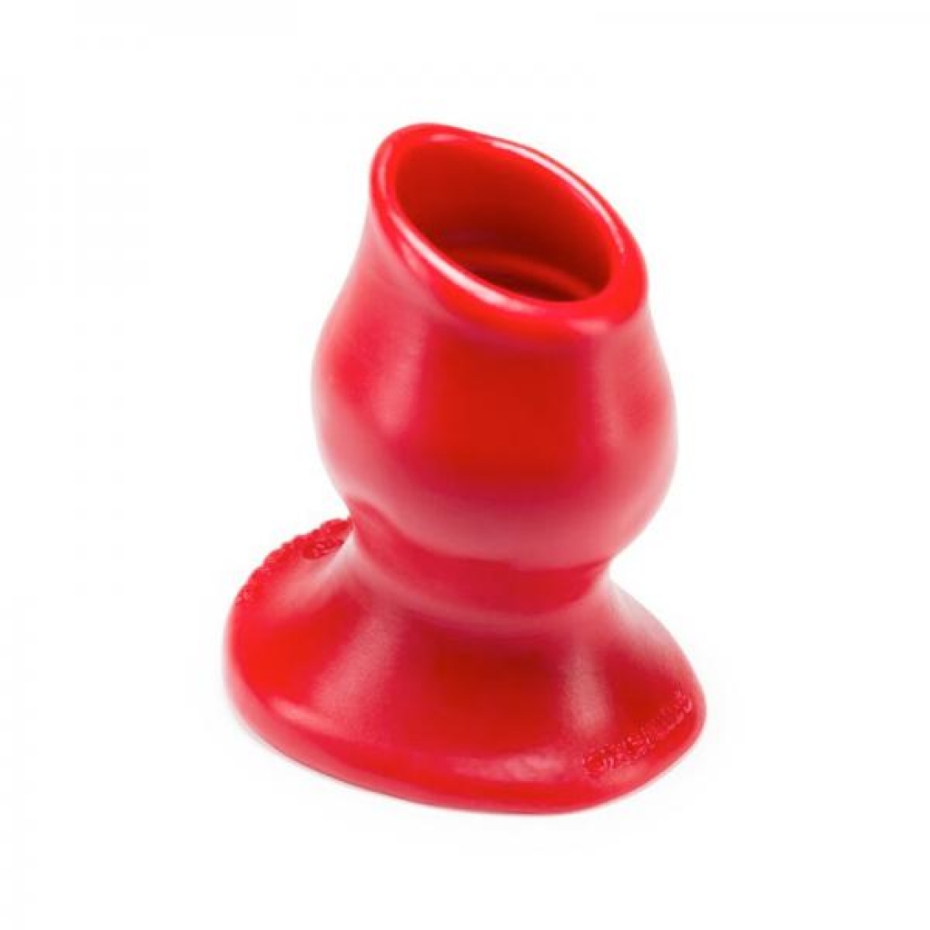 Oxballs Pighole-3 Hollow Plug - Large, Red