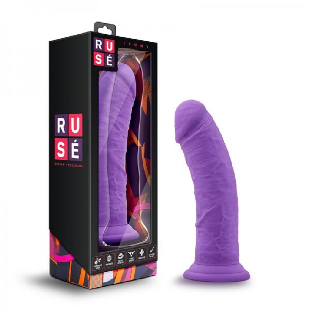 Ruse - Jammy Curved Dildo - Purple