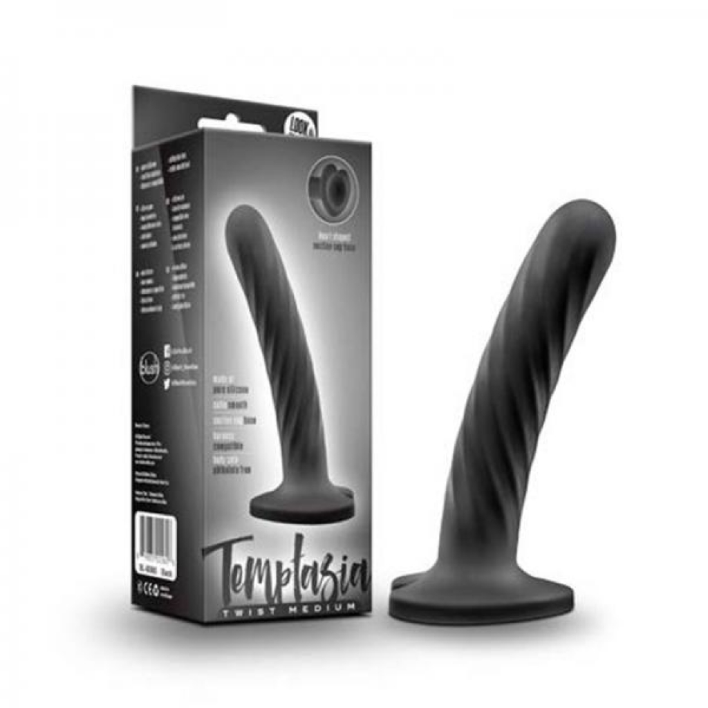 Temptasia - Twist - Medium G-Spot Dildo - Black