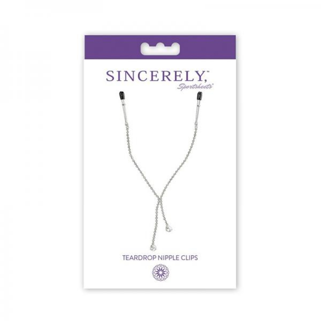 Sincerely, SS Teardrop Nipple Clips