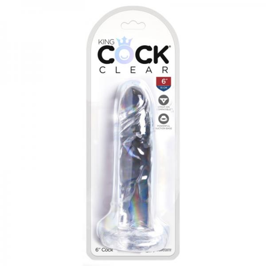 King Penis Clear 6 Inch Cock