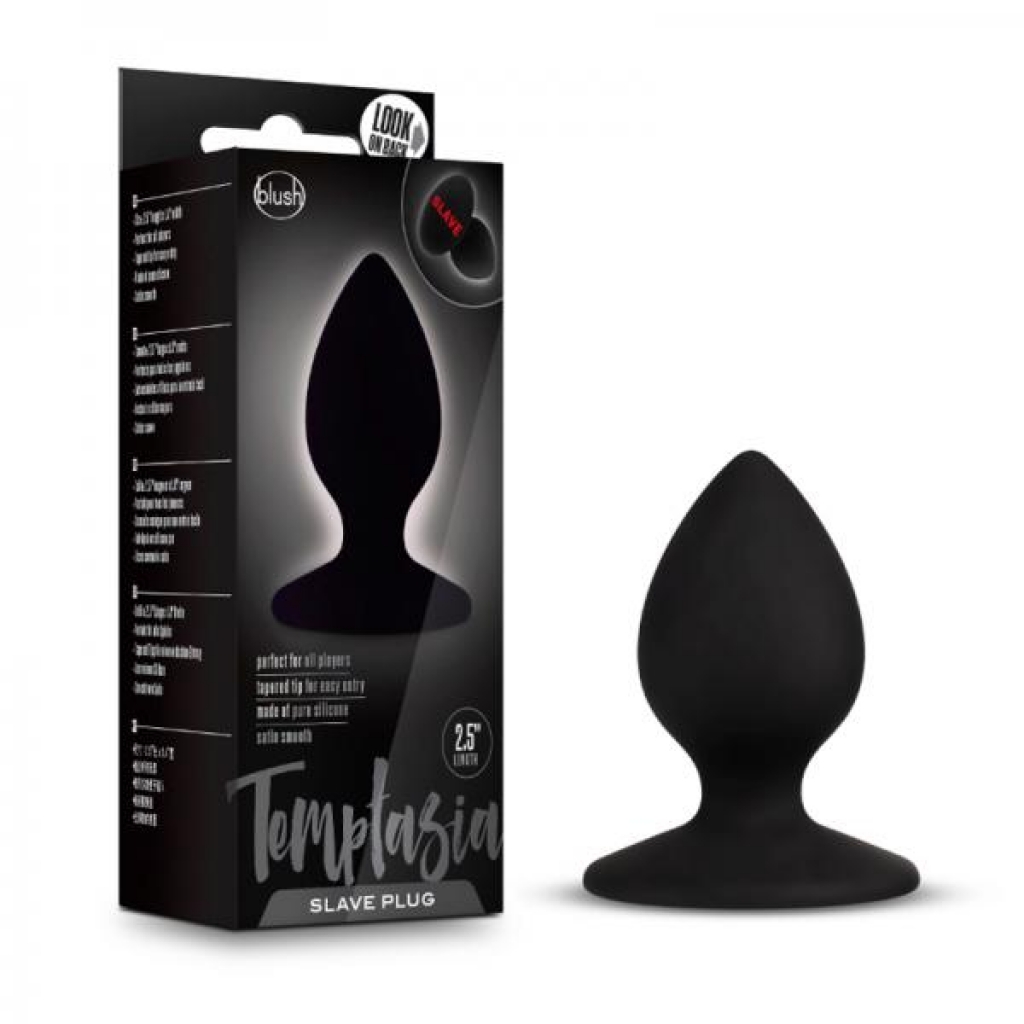 Temptasia - Slave Plug - Black - Elegant and Safe Design