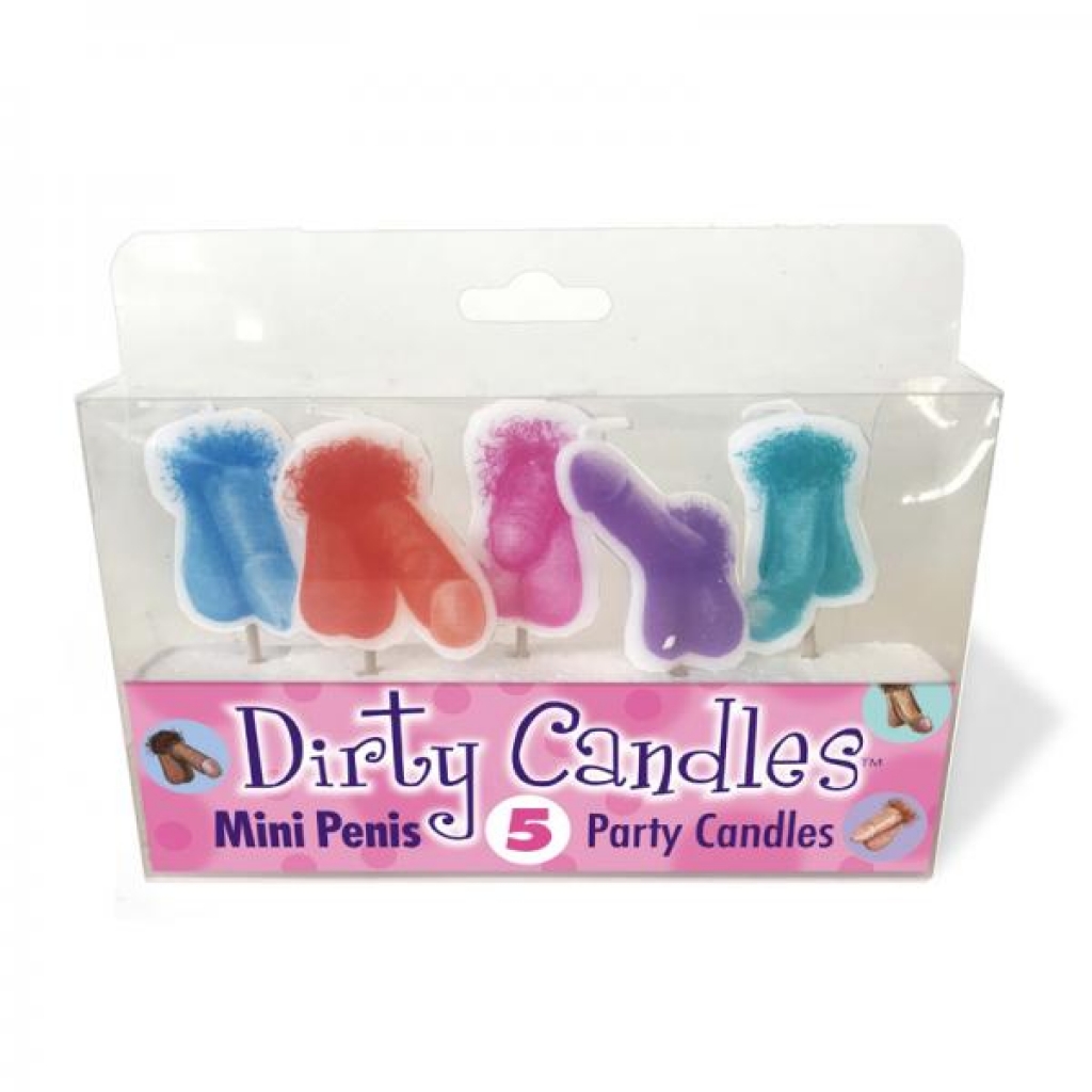 Dirty Penis Candles - Pack of 5