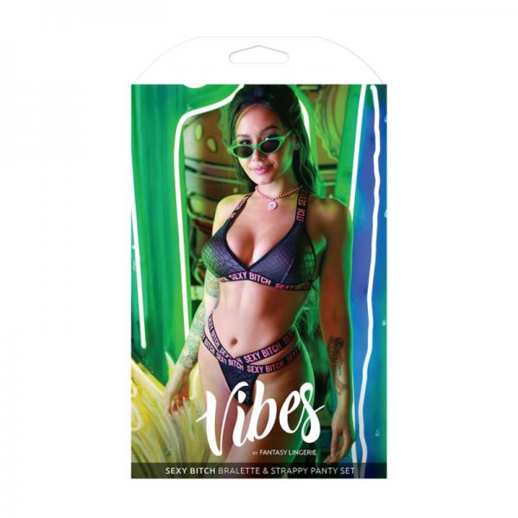 Vibes Sexy Bitch Reptile Print Set - Size L/XL