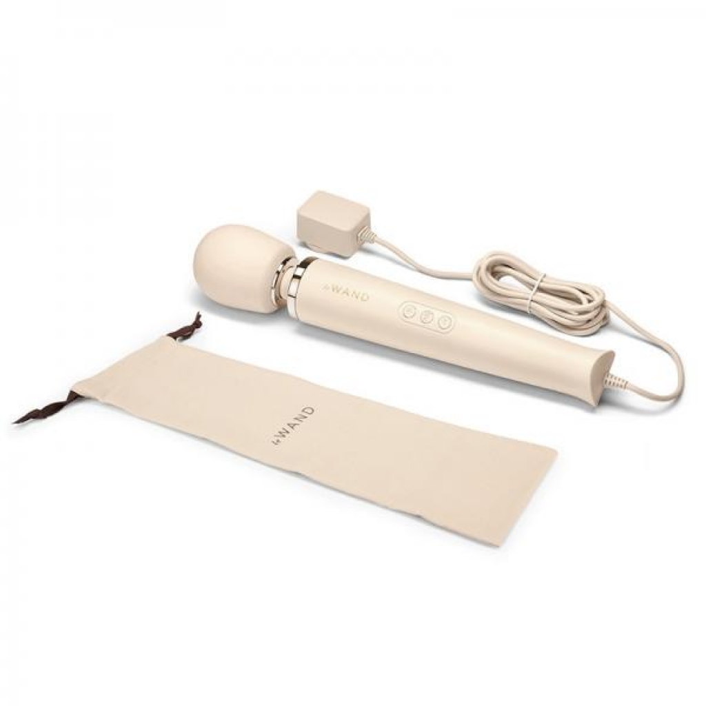 Le Wand Plug-In Vibrating Massager - Cream