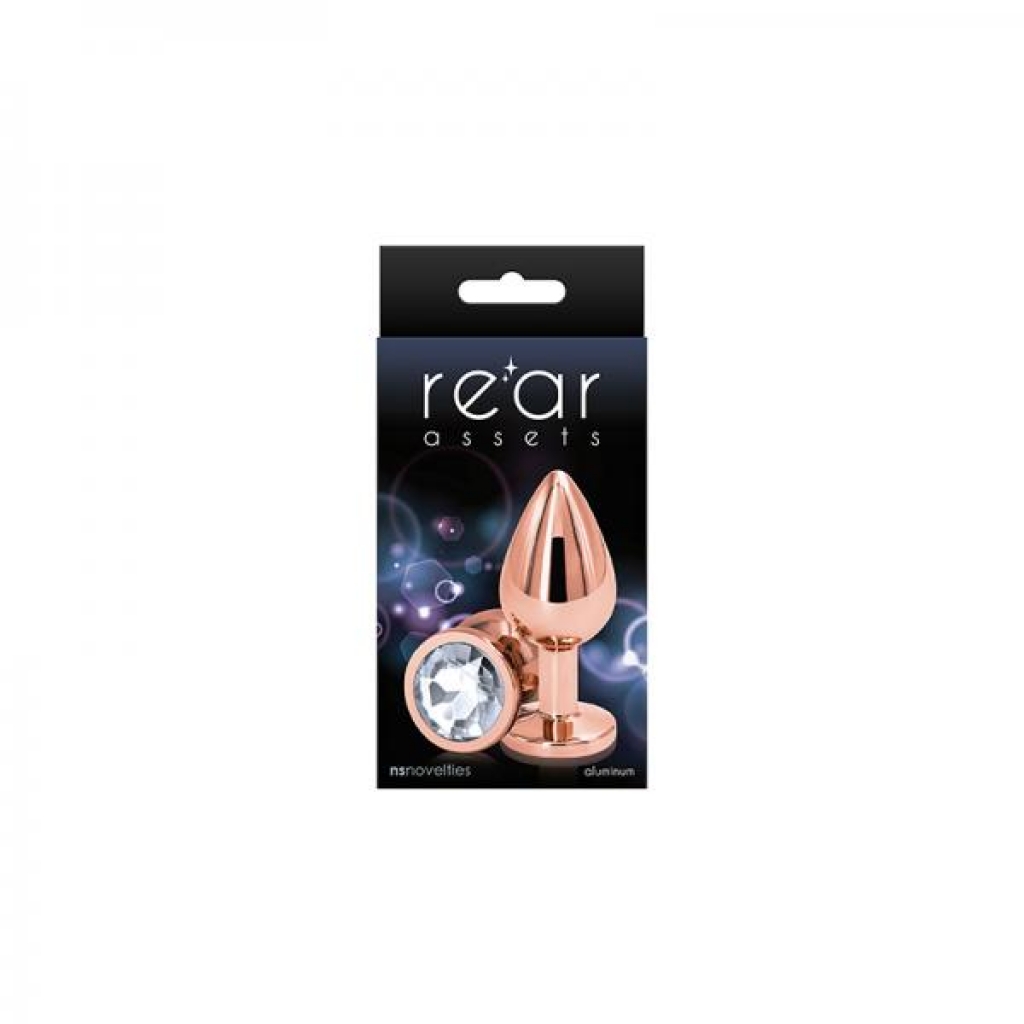 Rear Assets Rose Gold Medium Anal Plug