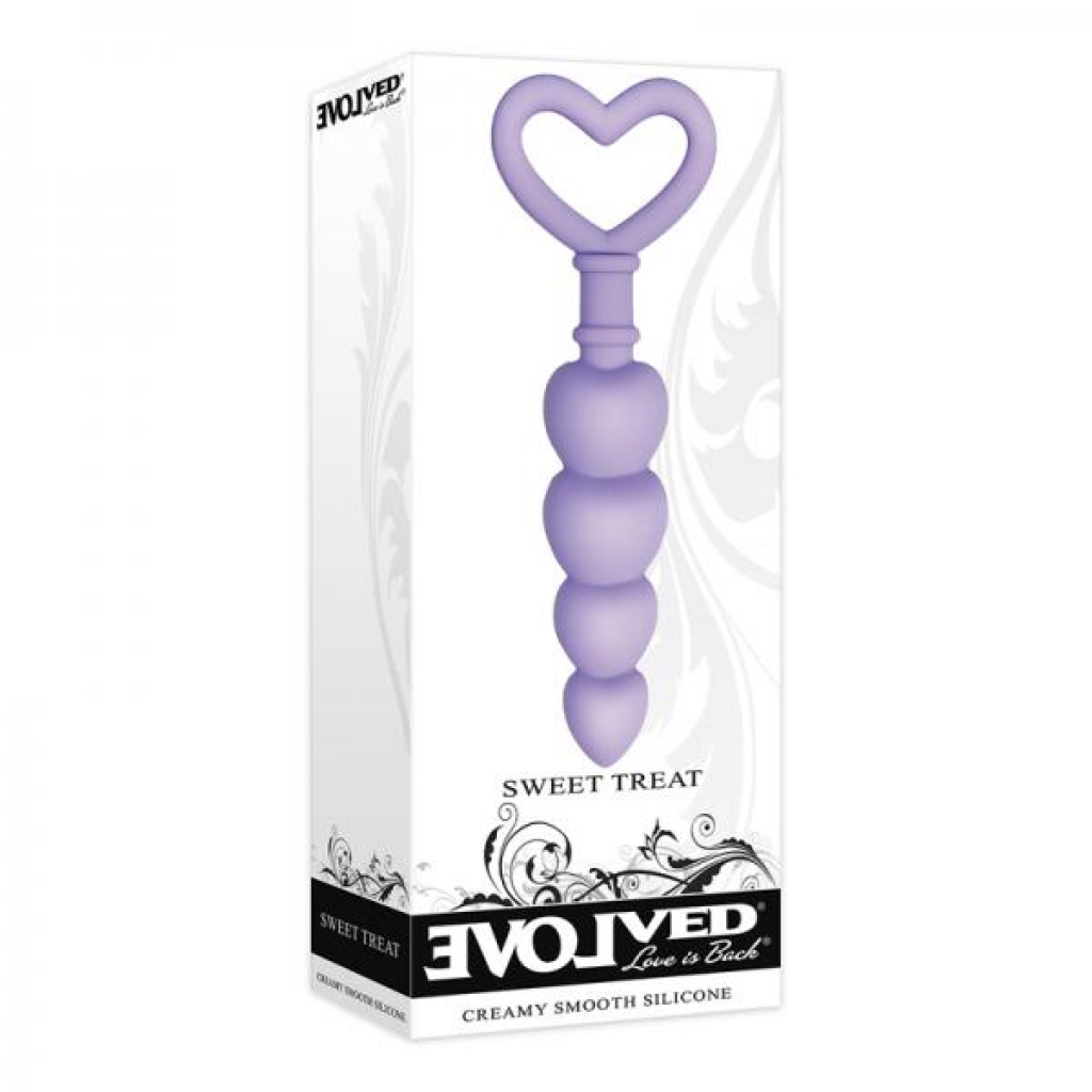 Evolved Sweet Treat Heart-Shaped Silicone Anal Beads