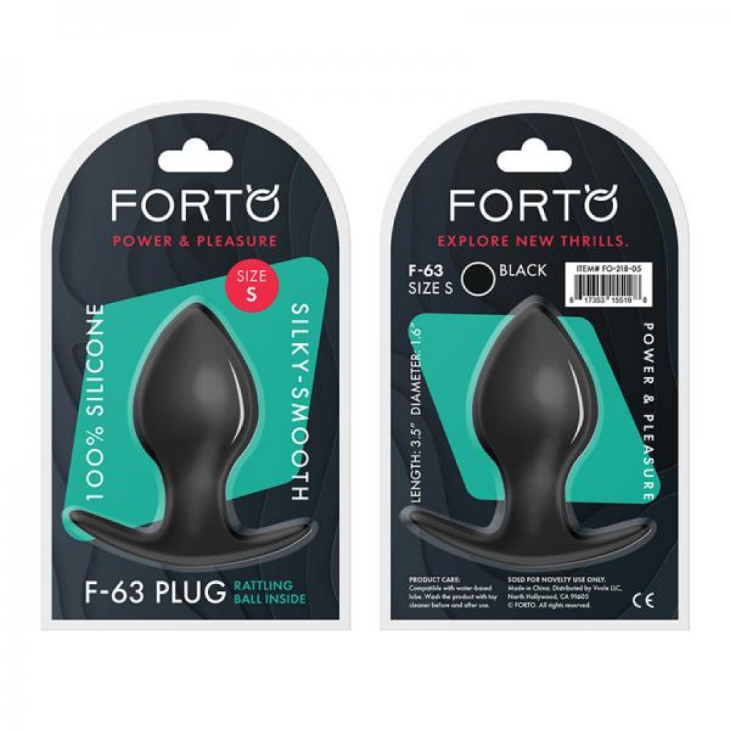 Forto F-63 Rattler Spade Plug - Black