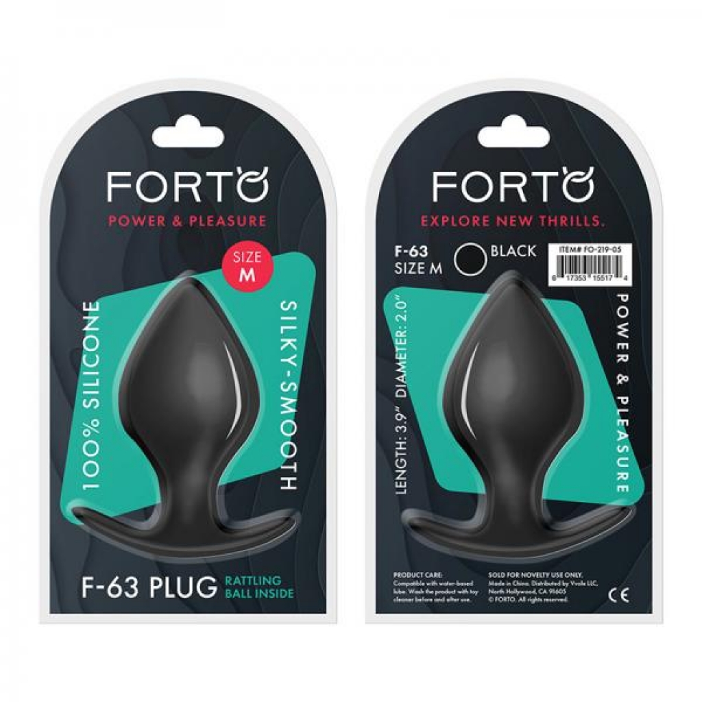 Forto F-63: Rattler Spade Medium Black