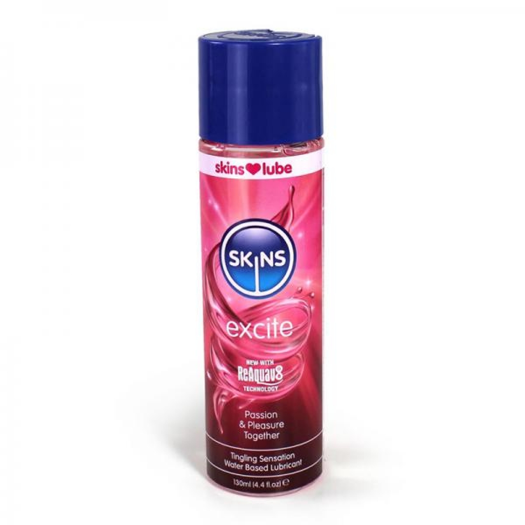 Skins Excite Tingling Water-Based Lubricant 4 Oz