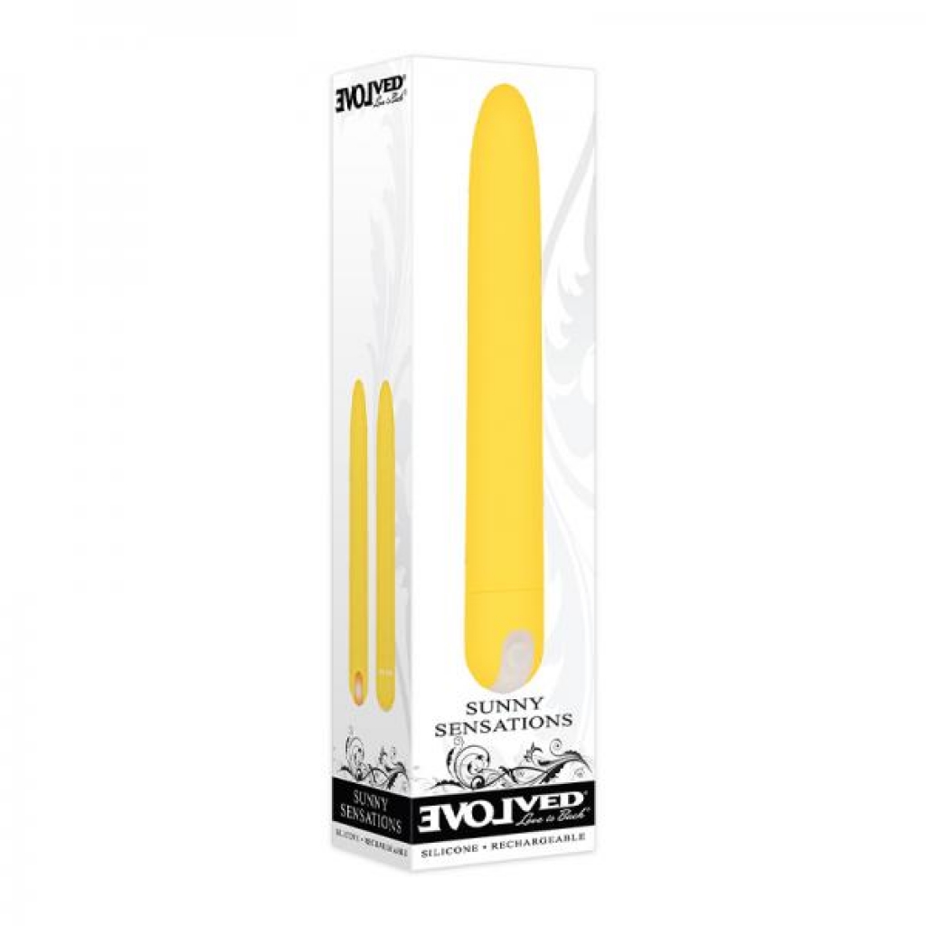 Evolved Sunny Sensations Rechargeable Silicone Vibrator - Yellow