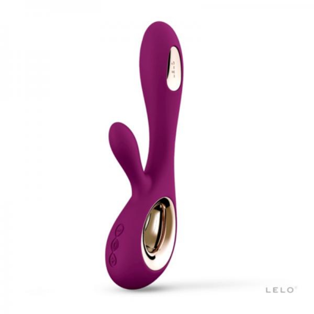 Lelo Soraya Wave Rabbit Massager Rechargeable - Deep Rose